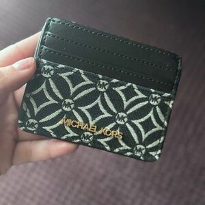 Michael Kors Jet Set Travel Large Logo Jacquard Card Case